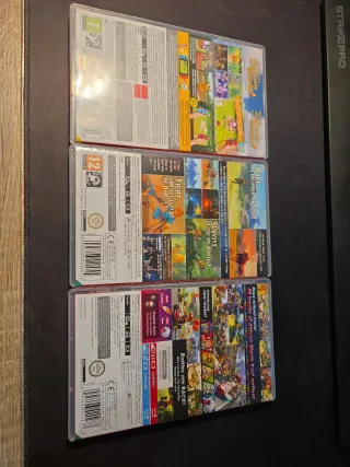 Cajas Juegos Nintendo Switch (3 juegos)