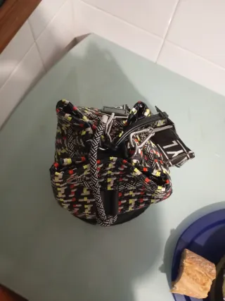 Bolso Bimba y Lola tejido multicolor