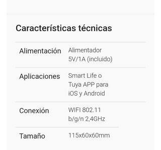 Cámara WiFi Visión Nocturna Full HD
