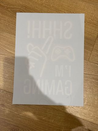 Póster Gaming Neón SHHH I'M GAMING