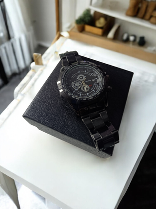 Reloj Geneva Deportivo Negro Oscuro