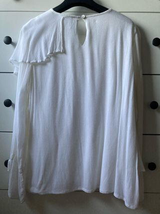 Blusa blanca Tarantela talla única