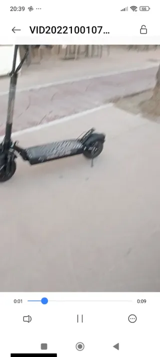 Patinete Eléctrico Negro en negociable