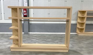 Mueble expositor madera para tienda