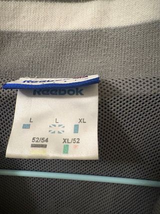 Chándal Reebok Talla XL Gris y Azul