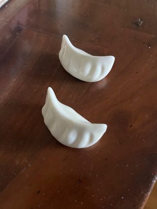 Set 2 Poggia posate ceramica Gyoza raviolo Sushi