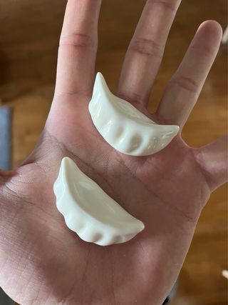 Set 2 Poggia posate ceramica Gyoza raviolo Sushi