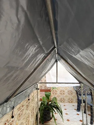 Jaula Perros Metal Plata/Blanco