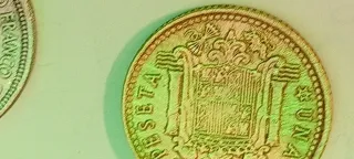 Lote 5 monedas Franco