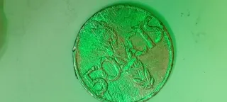 Lote 5 monedas Franco