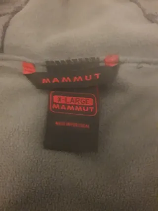 Forro polar cortavientos Mammut XL