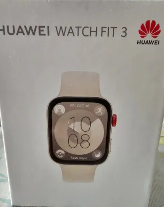 Huawei Watch Fit 3 - Plata y Rojo