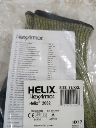 Guanti HexArmor Helix 2082 misura 7