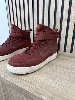 Nike Air Force 1 SF AF1 Bordeaux Stivaletto