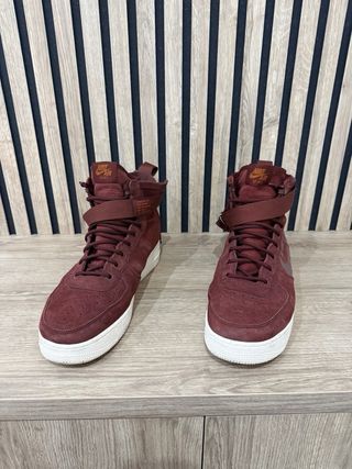 Nike Air Force 1 SF AF1 Bordeaux Stivaletto