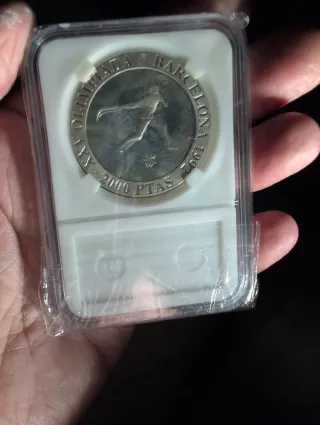 Moneda 2000 Pesetas Juan Carlos I Rey España 1990