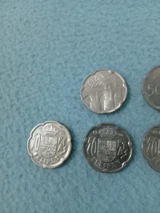 Lote 5 monedas antiguas