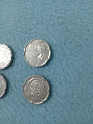 Lote 5 monedas antiguas