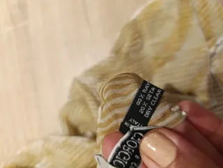 Foulard Giorgio Armani giallo