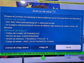 TV 75" pulgadas Samsung