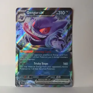 Carta Pokémon Gengar EX 104/162 Holo