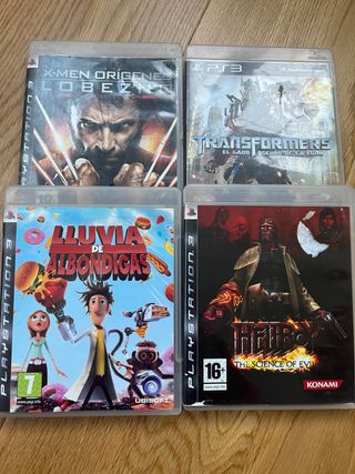 Juegos PS3: X-Men, Transformers, Hellboy