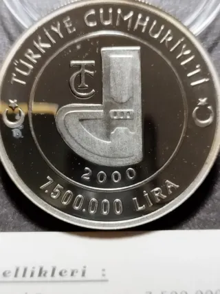 Moneda Plata Turquía Biblioteca Celsus