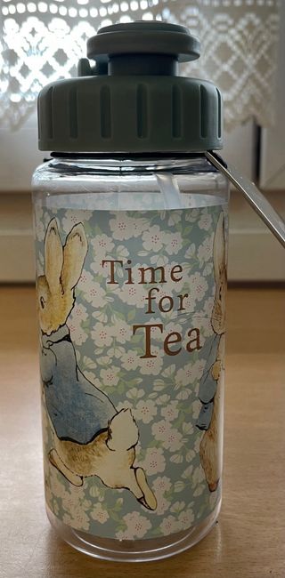 Botella con pajita Peter Rabbit (Beatrix Potter)