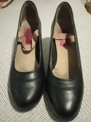 Zapatos Flamenco Sevillanas Negros