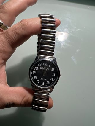 Reloj Wonderfull Negro y Plateado