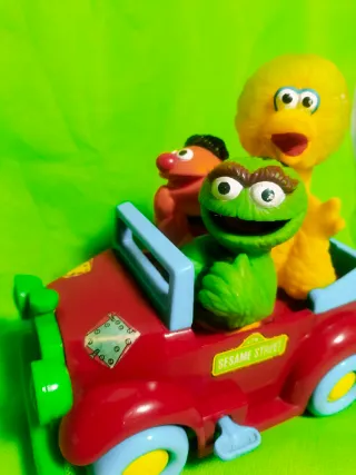 Auto a molla vintage di Sesame Street