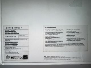 MacBook Pro 16 2019 i7 16GB RAM 512GB SSD