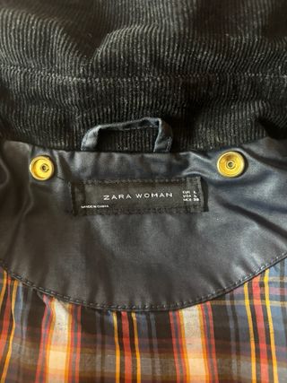 Parka Zara Azul Marino