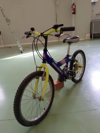 Bicicleta Coluer azul niño