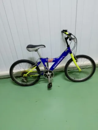 Bicicleta Coluer azul niño
