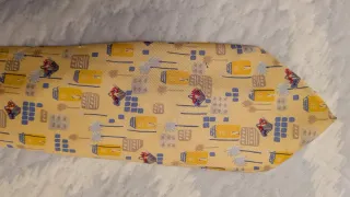 Corbata de seda natural multicolor