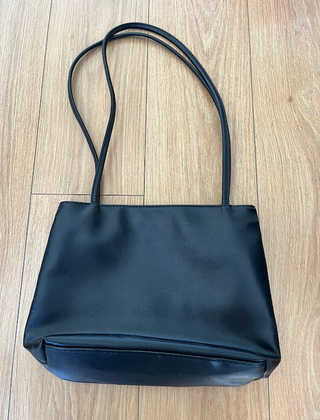 Bolso Negro Vintage de Hombro