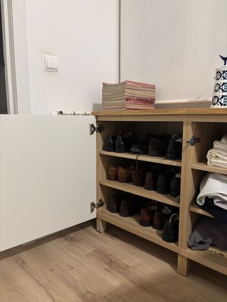 Mueble Salón BESTA Ikea Madera Blanca
