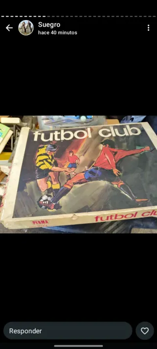 Juego de mesa Futbol Club vintage