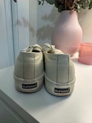 Zapatillas Superga Mujer Talla 38 Beige