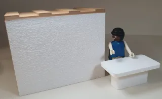 Puesto Mercado Playmobil con Mesa