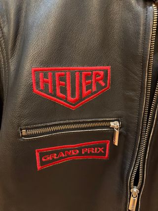 Chaqueta Cuero TAG Heuer Grand Prix Vintage