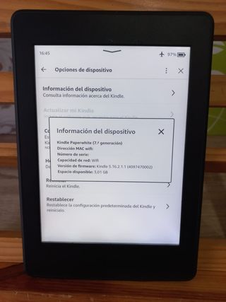 KINDLE PAPERWHITE 7 | 300PPI + FUNDA