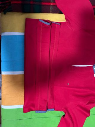 Polo manga larga Tommy Hilfiger rojo