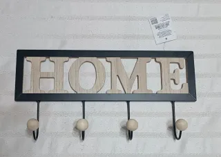 Appendiabiti HOME in legno e metallo