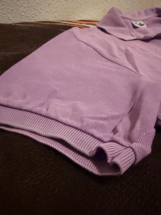 Polo Lacoste Lila Talla M