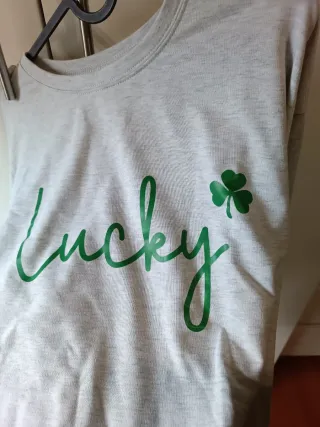 Camiseta manga larga Lucky con trébol