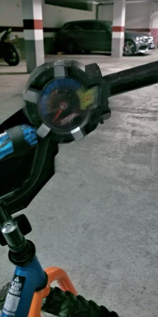 Bicicleta Infantil Hot Wheels Azul y Naranja