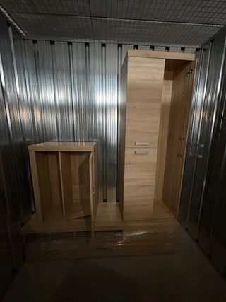 Mueble de salón madera claro