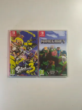 2 Giochi Nintendo Switch - Splatoon 3 e Minecraft